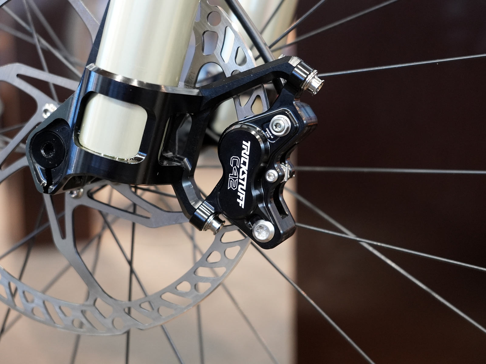 trickstuff c42 4-piston disc brake calipers for mountain bikes