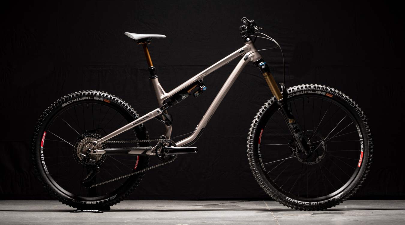 2022 Commencal Meta SX alloy mullet enduro bike, dark