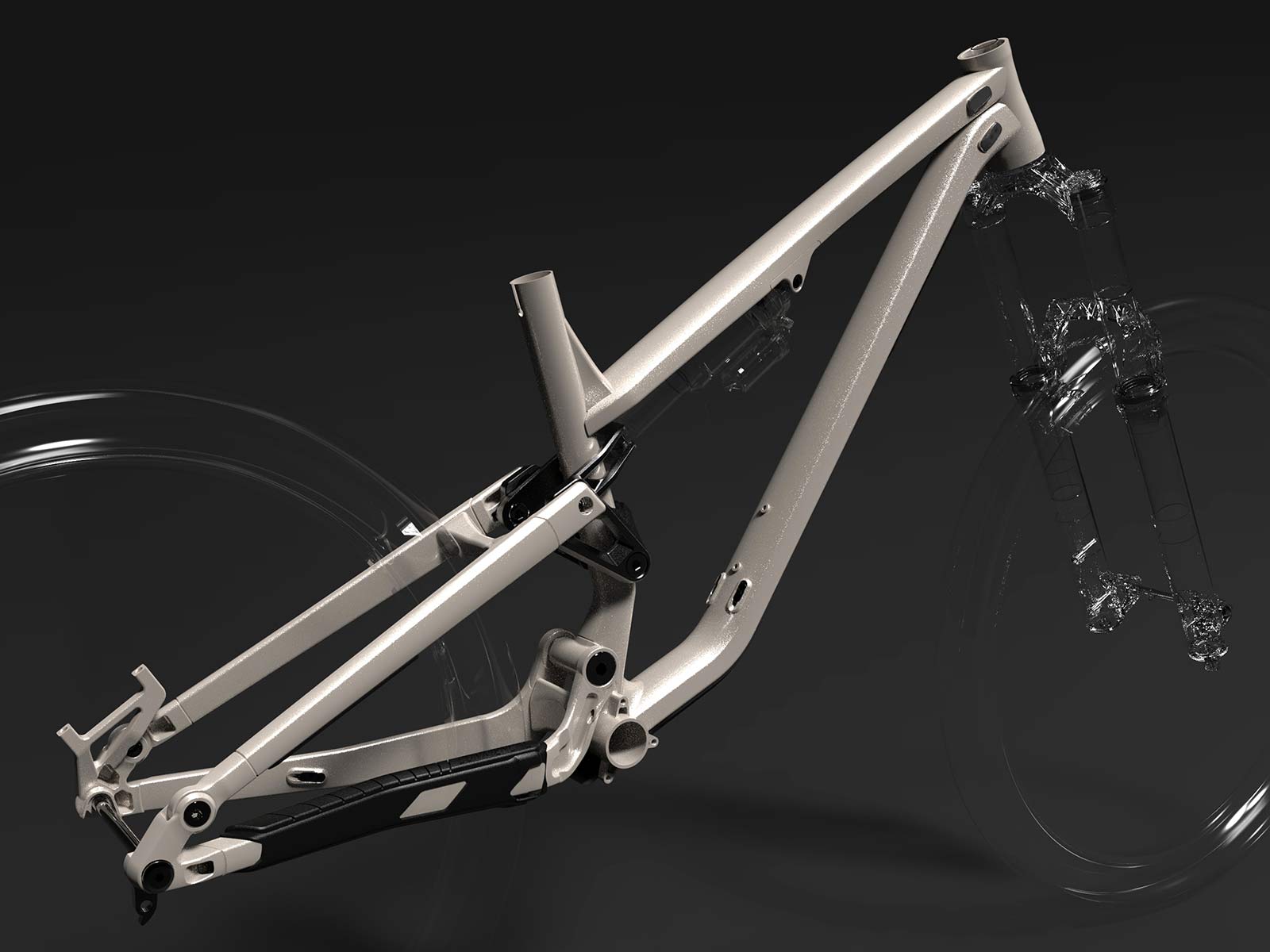 2022 Commencal Meta SX alloy mullet enduro bike, frame