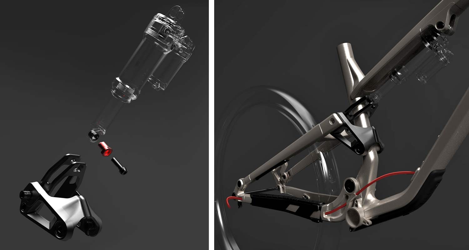 2022 Commencal Meta SX alloy mullet enduro bike, frame details