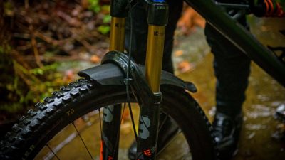 FOX XL Mudguard extends protection for your latest 36 & 38 mountain bike fork