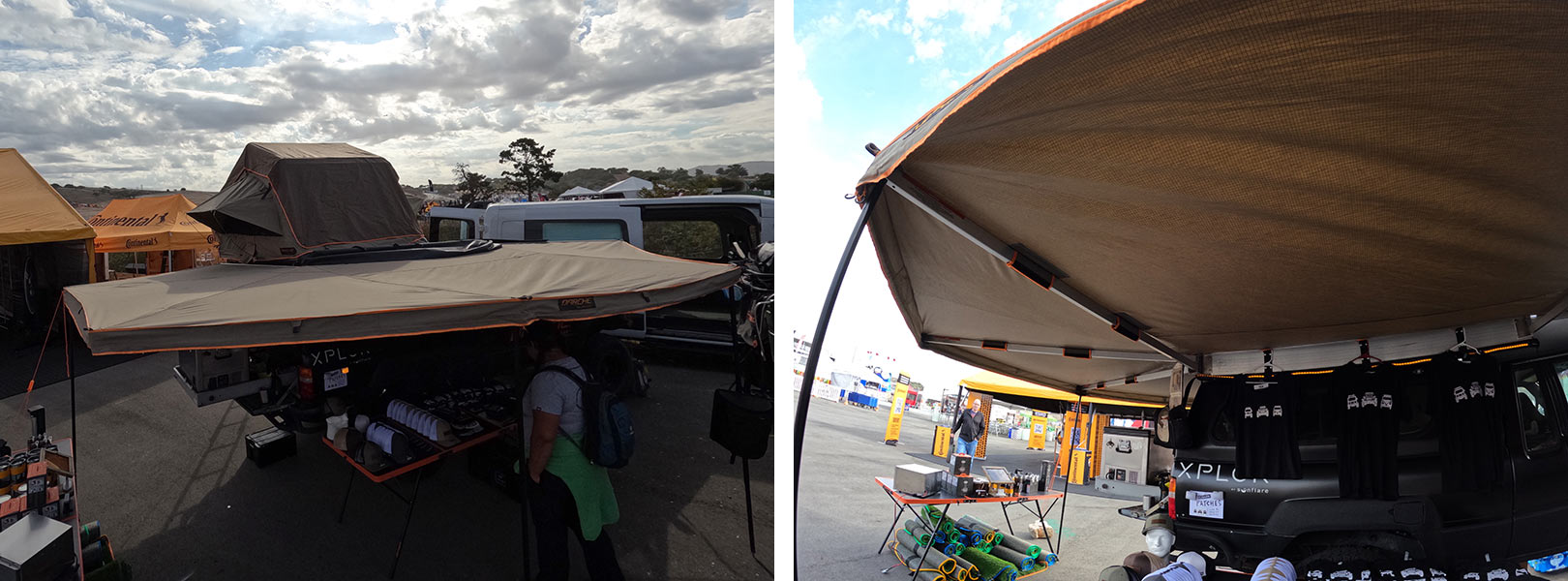 GTFO overland supplies and darche rooftop tents and vehicle canopies for car camping
