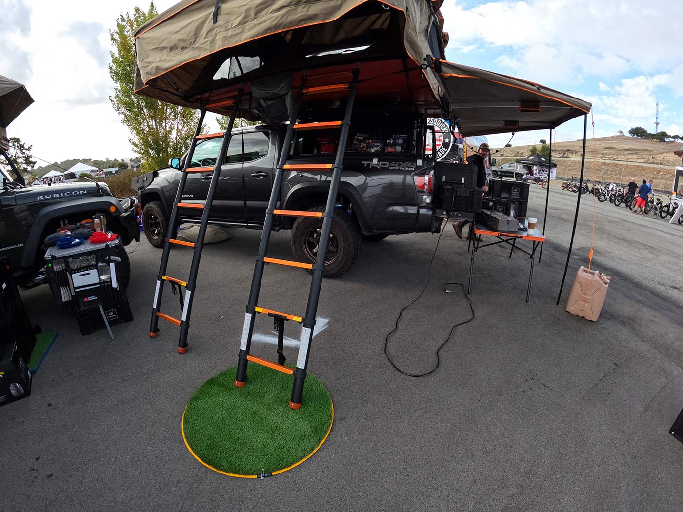 GTFO overland supplies and darche rooftop tents and vehicle canopies for car camping