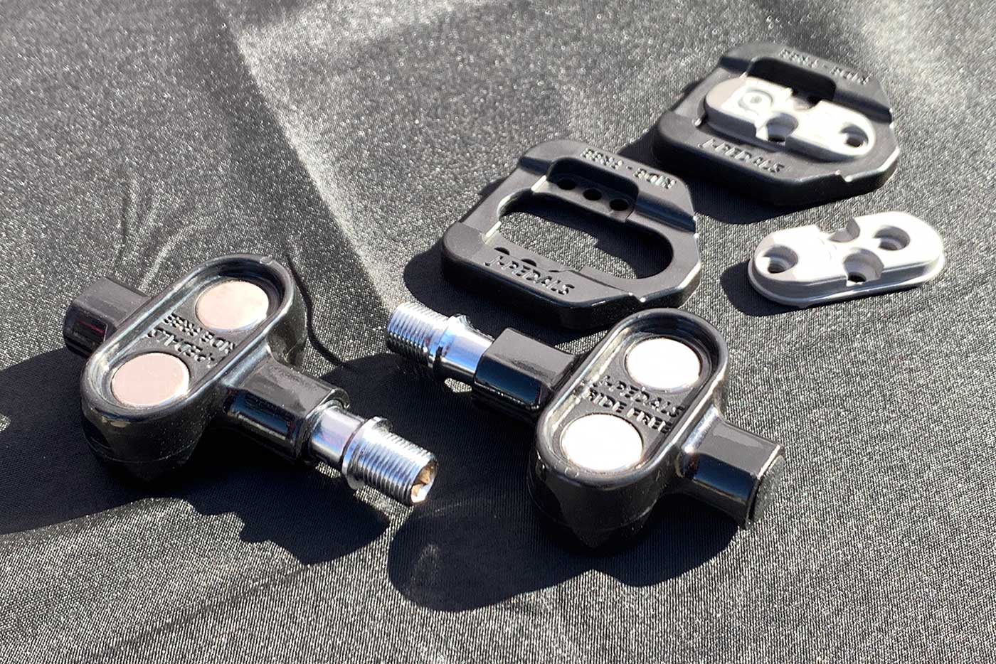 j-pedals magnetic clipless pedals for road and mountain bikes