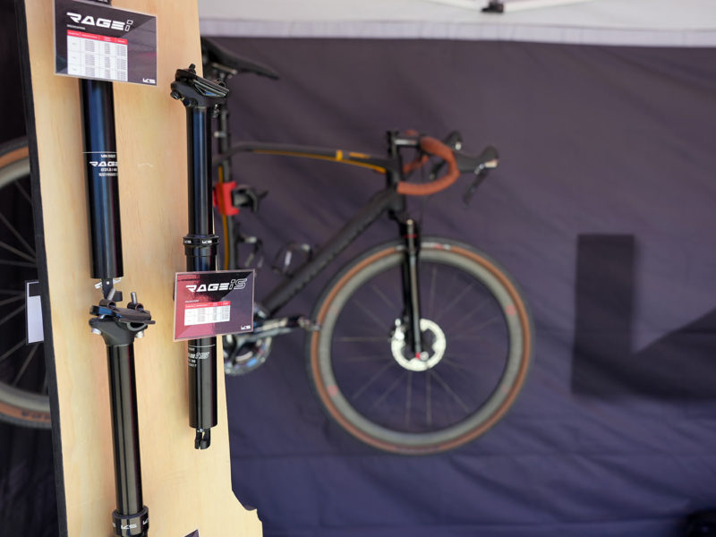 KS rage iS suspension dropper seatpost for gravel bikes