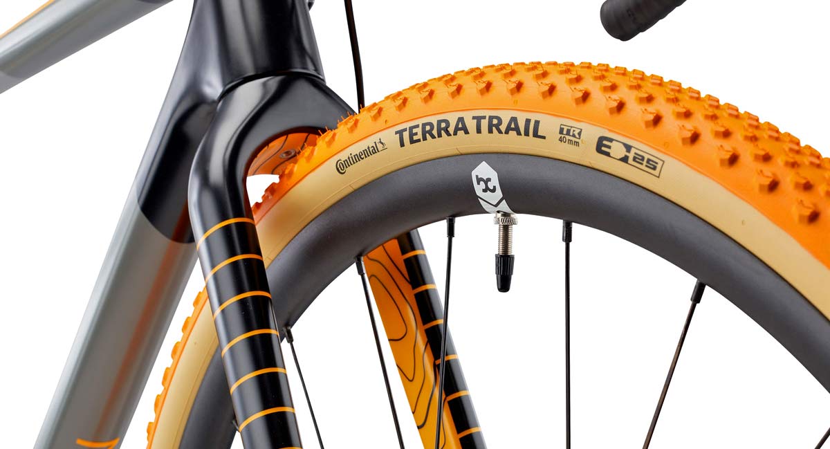 Continental 150th limited edition Terra Trail gravel tires, sidewall