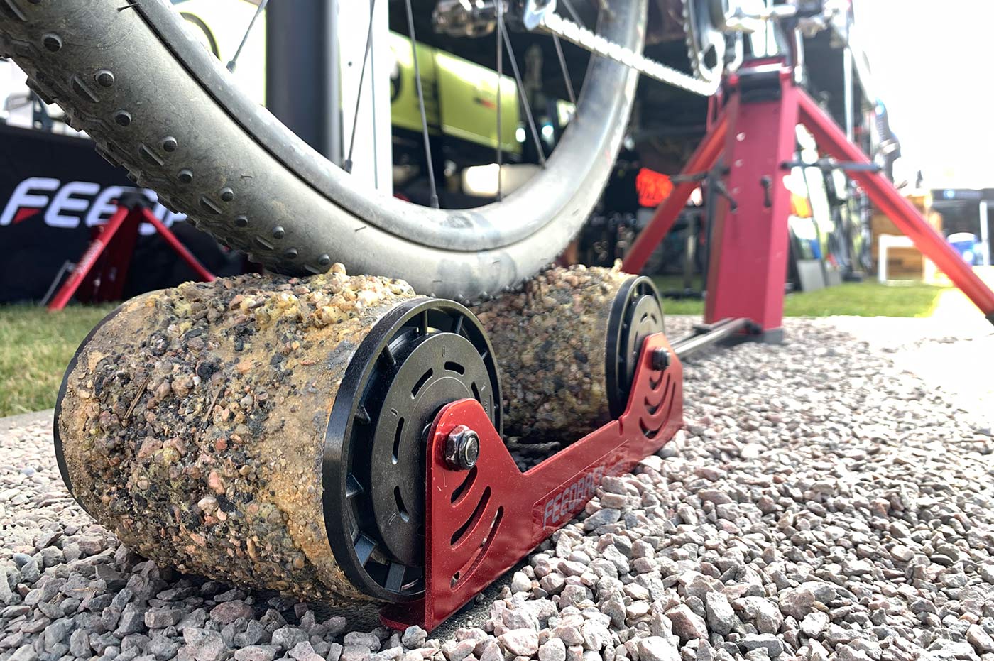 fake gravel rollers from feedback sports
