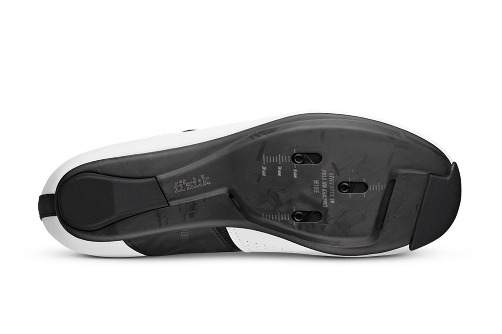 the outsole of the vento infinito carbon 2 wide against a white background