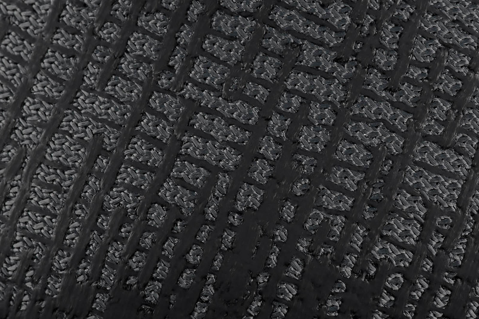 a close up of the vento infinito knit carbon 2 wide's knit material 