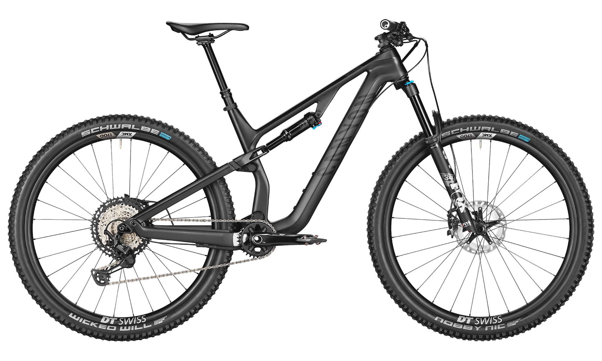 2022 Canyon Neuron CF carbon trail mountain bike, updated 130mm rear, longer 140mm fork travel,CF