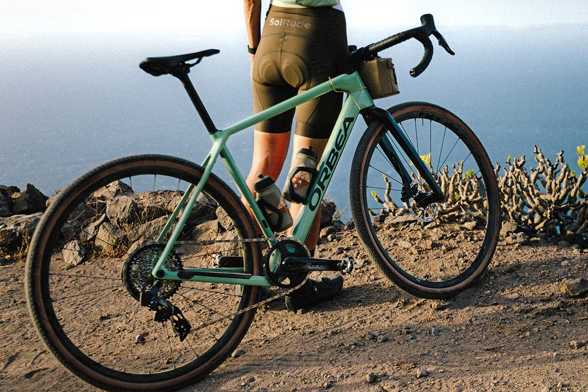 2022 Orbea Terra carbon gravel bike, all-new adventure-ready gravel all-road, seaside view