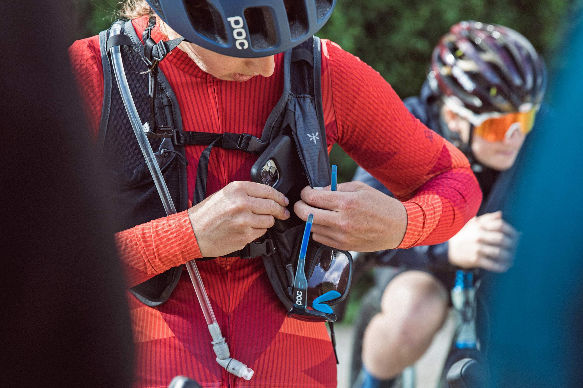 Apidura Racing Hydration Vest lightweight adventure race pack backpack, close-up