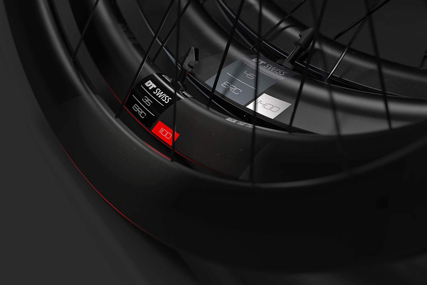DT Swiss ERC carbon Aero road bike wheels, reshaped aerodynamic all-rounder all-road wheelset, rim family