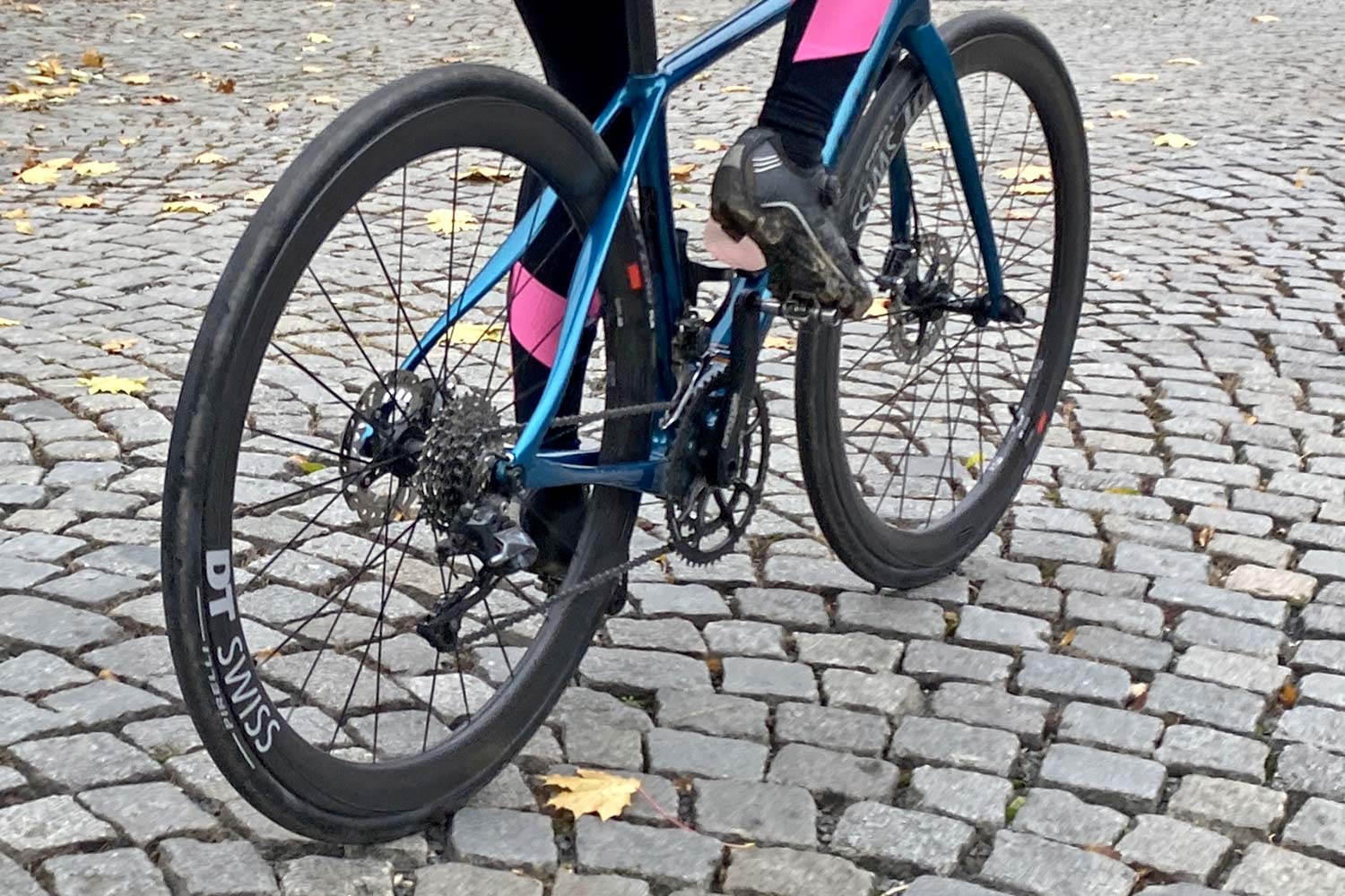 DT Swiss ERC carbon Aero road bike wheels, reshaped aerodynamic all-rounder all-road wheelset, cobbles