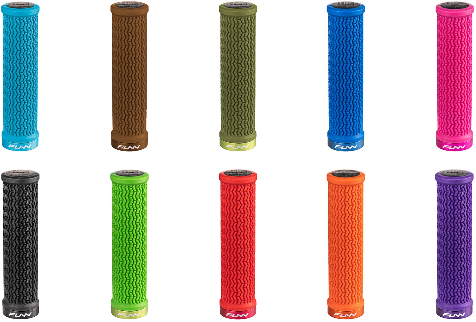 funn holeshot mtb grips 10 colors choose from