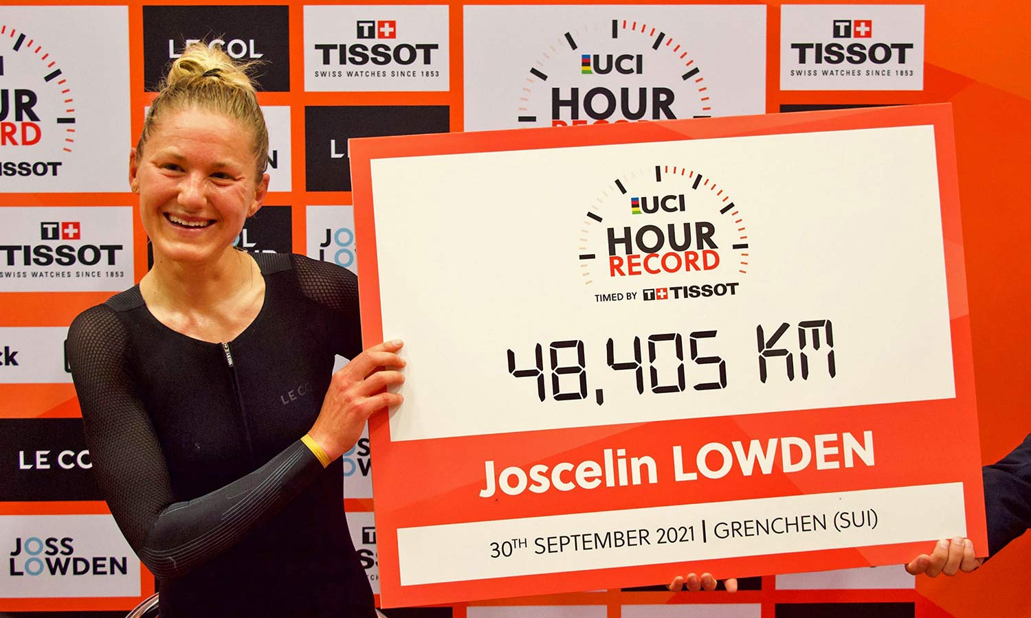 Joss Lowden Women's Hour Record 48405m LeCol Argon 18 Electron Pro custom track bike, official record