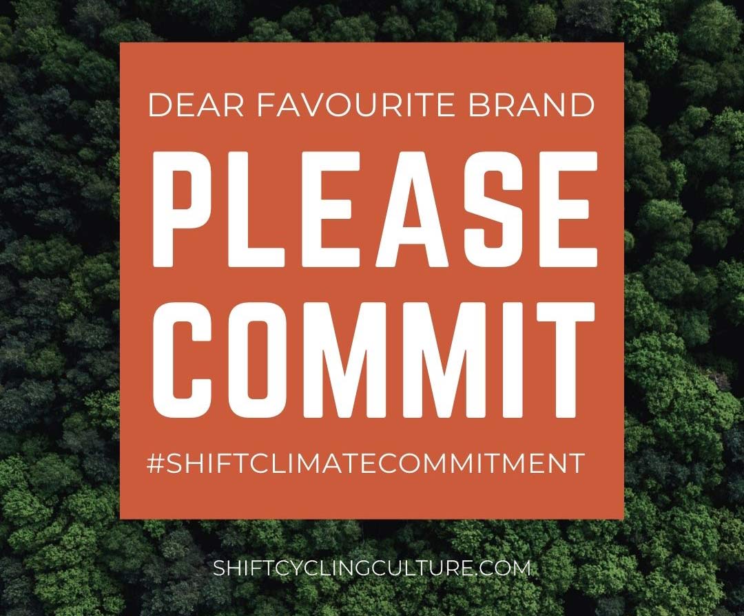 Shift Cycling Culture with an industry-wide Climate Commitment, please commit