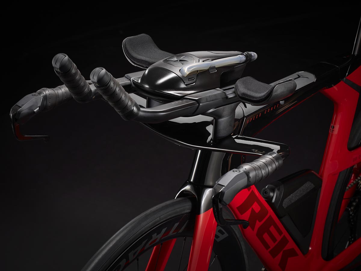 Trek Speed Concept triathlon bike with optional BTA bottle
