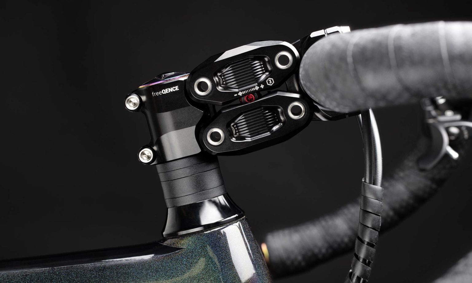 Vecnum freeQENCE 30mm travel gravel bike suspension stem Bikerumor