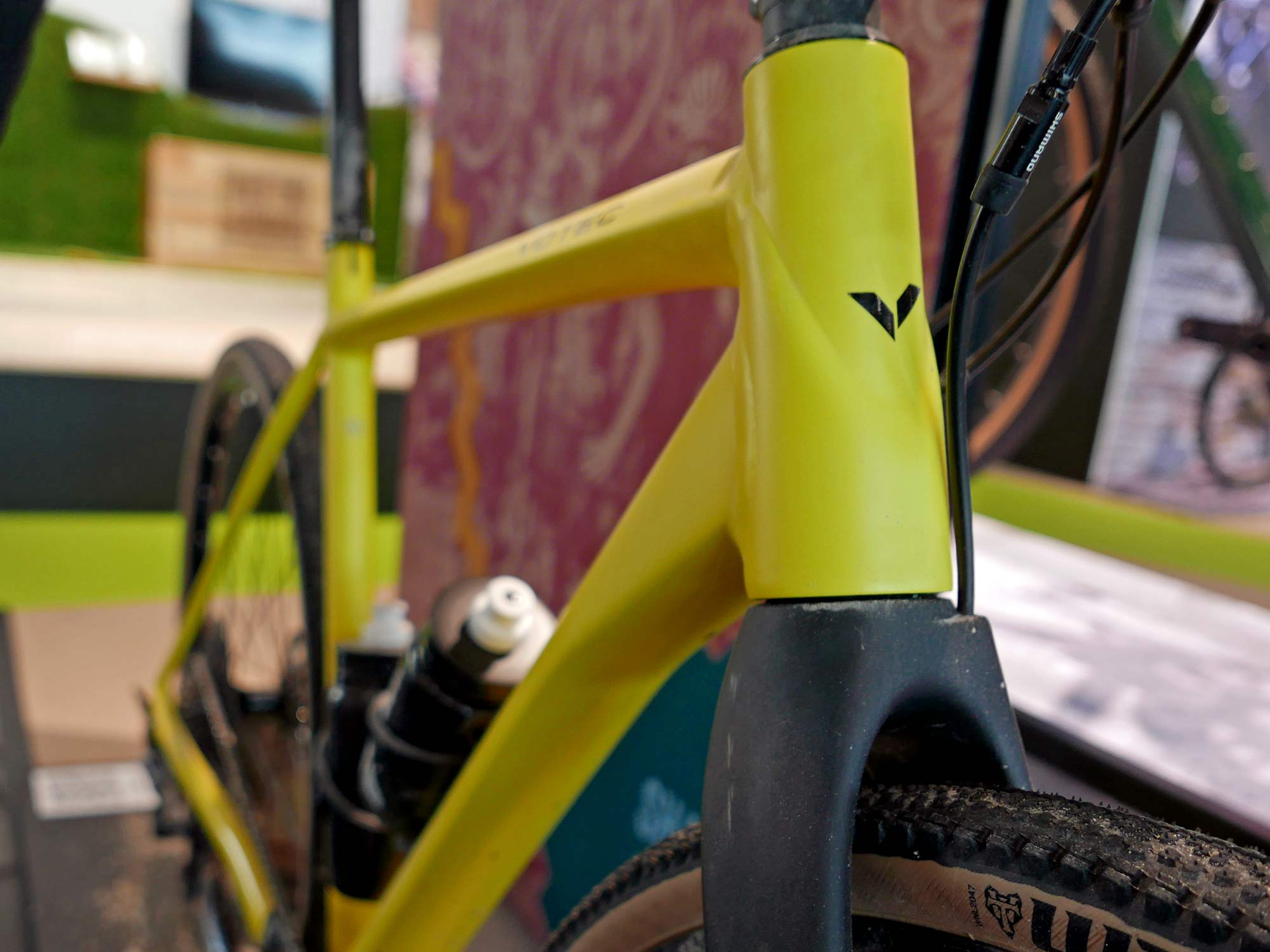 Votec VRX affordable alloy GRX fast gravel bike updated, new fork detail
