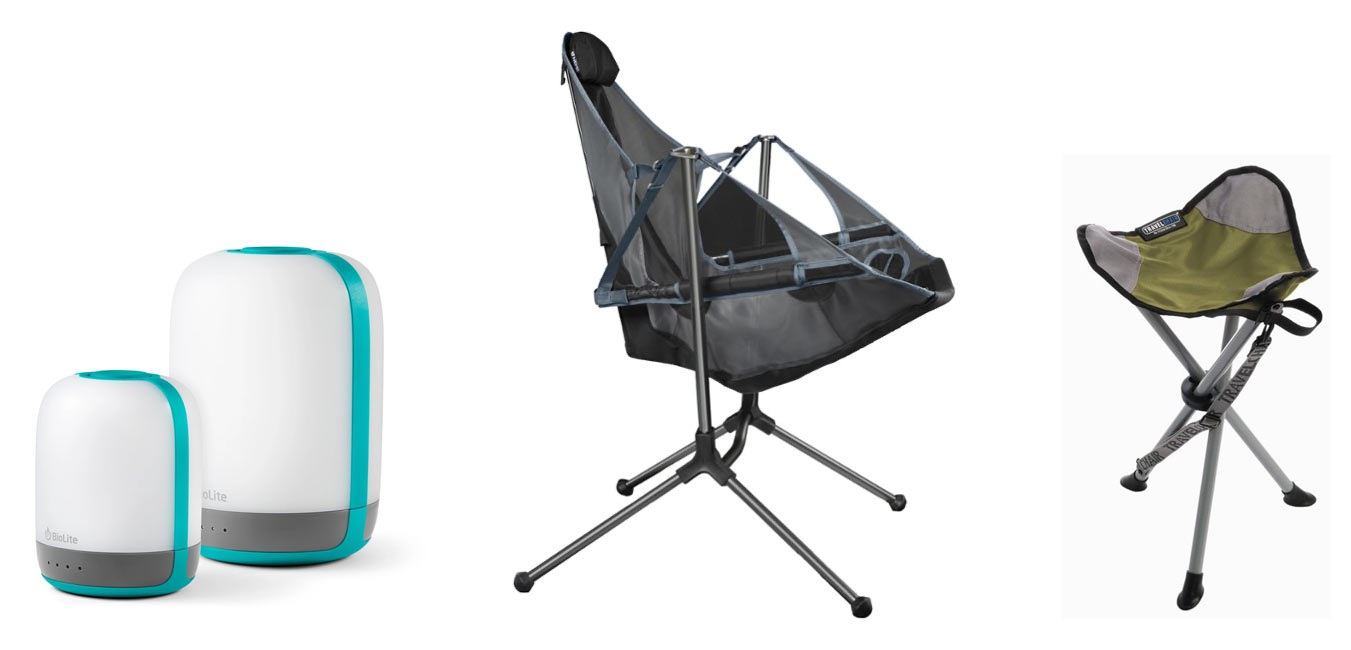 best camp chairs and lights for vanlife and car camping gifts