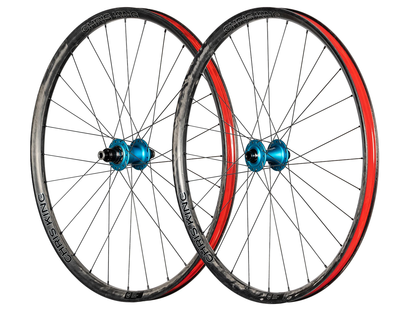 chris king mtn30 wheels with FusionFiber thermoplastic carbon rims