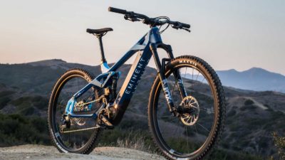 Eminent Drive ditches shock tunnel for geometry-adjustable high pivot eMTB