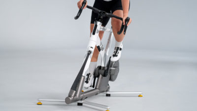 Muoverti TiltBike balances, steers, brakes and accelerates to revolutionize indoor cycling
