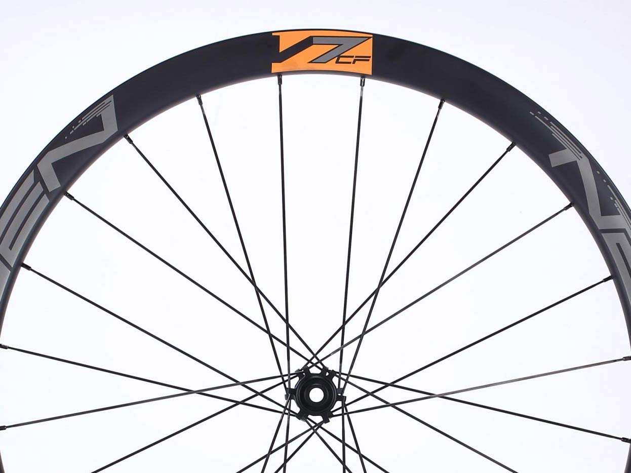 nex-gen v7 cf carbon fiber gravel bike wheels with wide aero rims