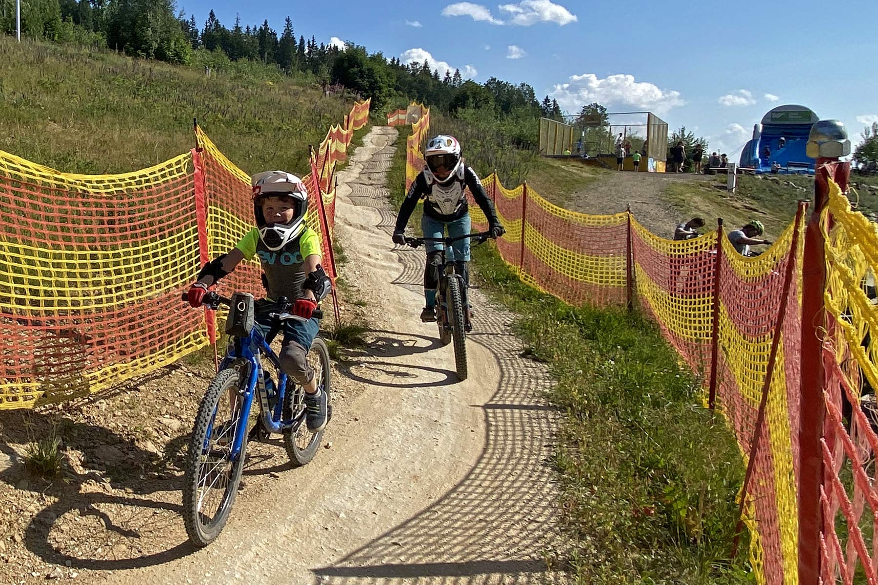 2021 Editor's Choice: Family bikeparking, Dolni Morava finish line
