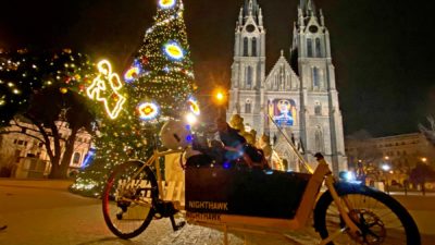 Bikerumor Pic Of The Day: Prague e-cargo Christmas