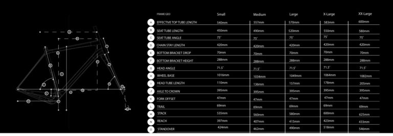 giant revel size chart