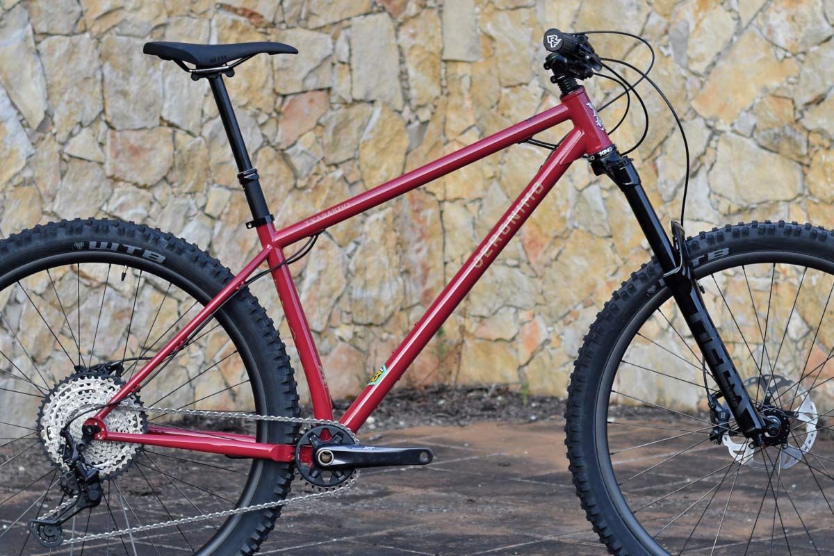 Jeronimo Txabardo trail hardtail mountain bike, complete frame detail