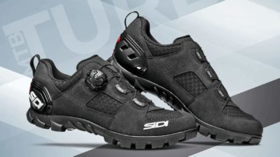 New Sidi MTB Turbo performance mountain bike shoes strike balance between XC & Enduro