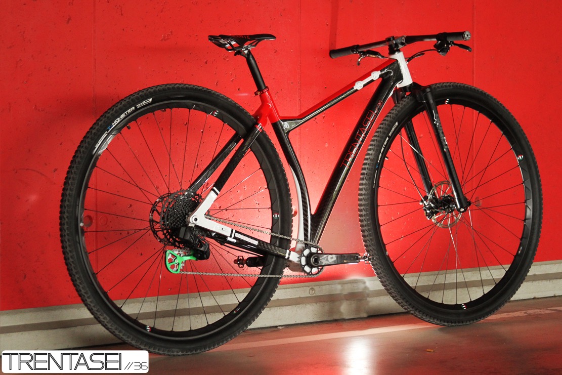 TRENTASEI 36 POLLICI 36ER carbon frame mountain bike with added tech
