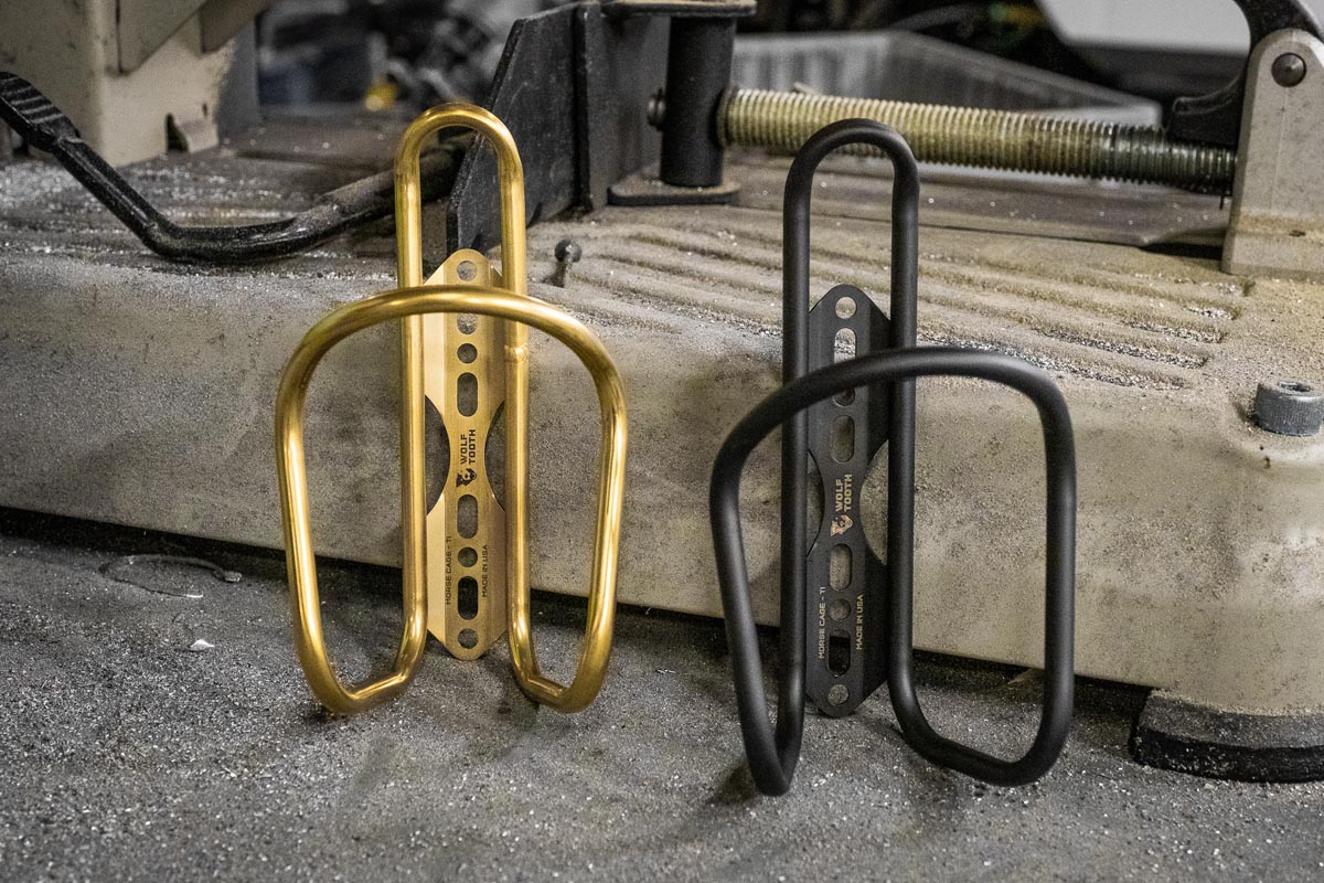 WTC Morse Cage Ti bottle or with more Edition exclusive cages get - Limited Gold finish Bikerumor Black