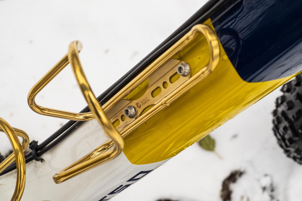 WTC Morse Cage Ti bottle finish - more Limited Black with or Edition get Bikerumor cages Gold exclusive