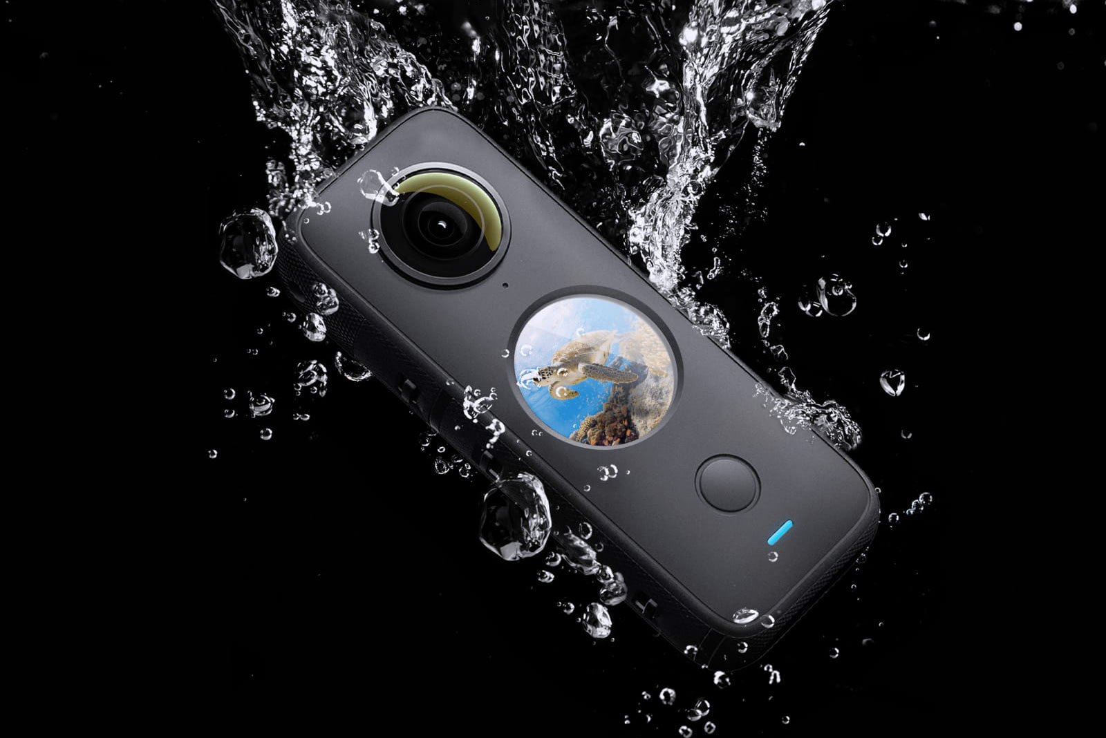 insta360 one x2 360-degree action camera with app-based editing