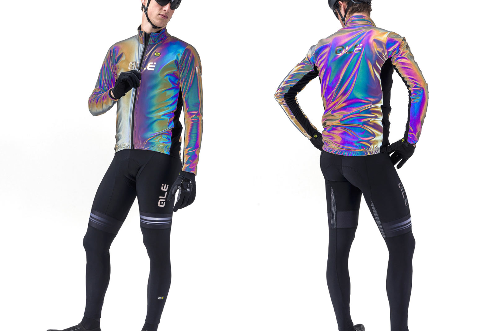 oil slick cycling jacket ale bike wear guscio windproof