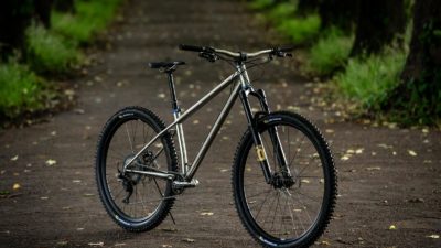 Starling Roost mullet hardtail mountain bike is a 140mm stainless steel stunner