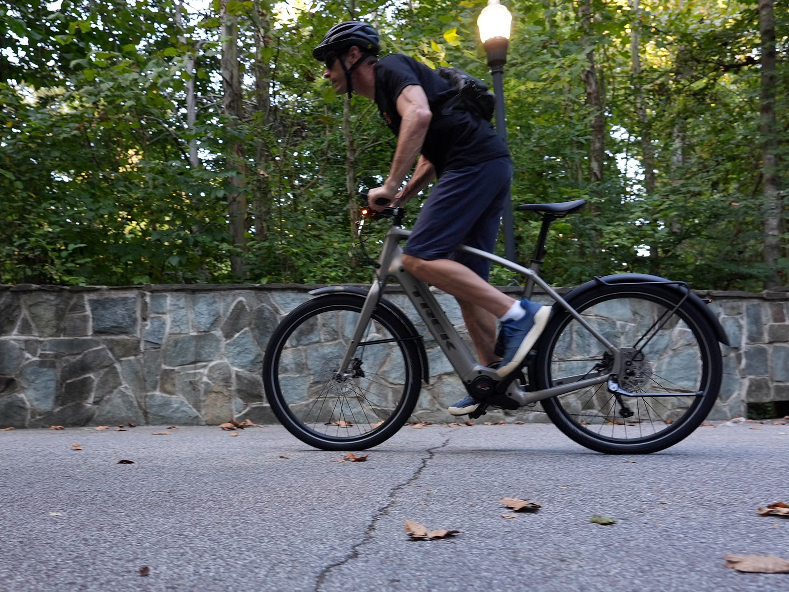 riding the trek allant+ 8S commuter e-bike