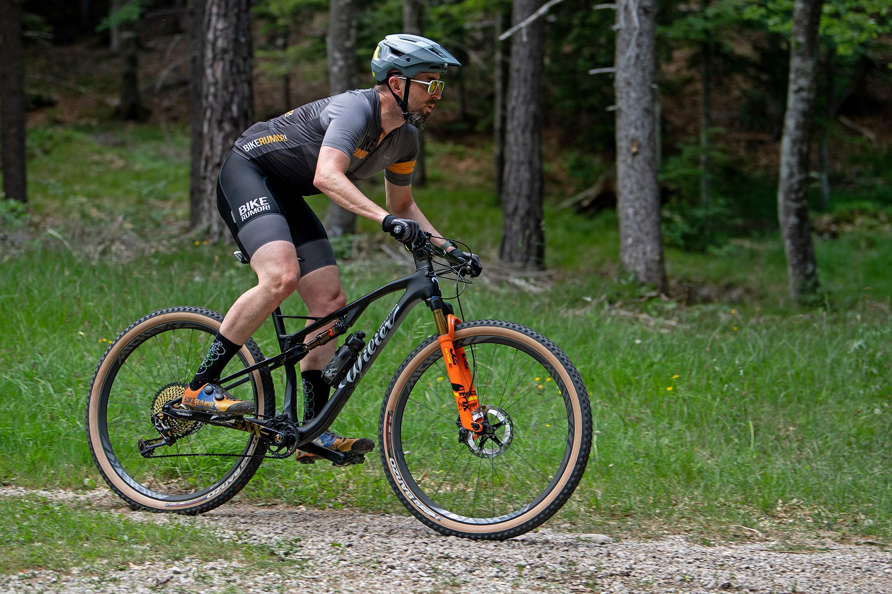 2022 Wilier Urta SLR carbon XC race mountain bike review, photo by Luigi Sestili-Mountain Bike Connection, riding