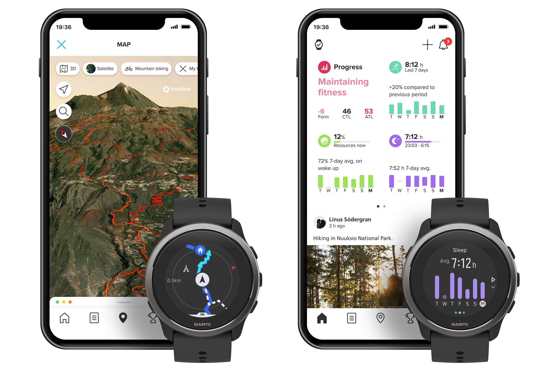 mapping apps download directions to suunto 5 peak gps sports watch