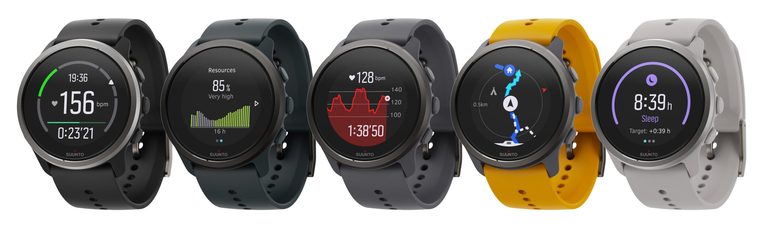 New 39g Suunto 5 Peak GPS watch packs 100 hours of tracking - Bikerumor