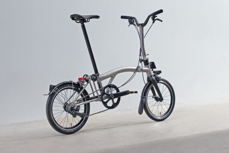 Brompton T Line ultralight titanium folding commuter bike