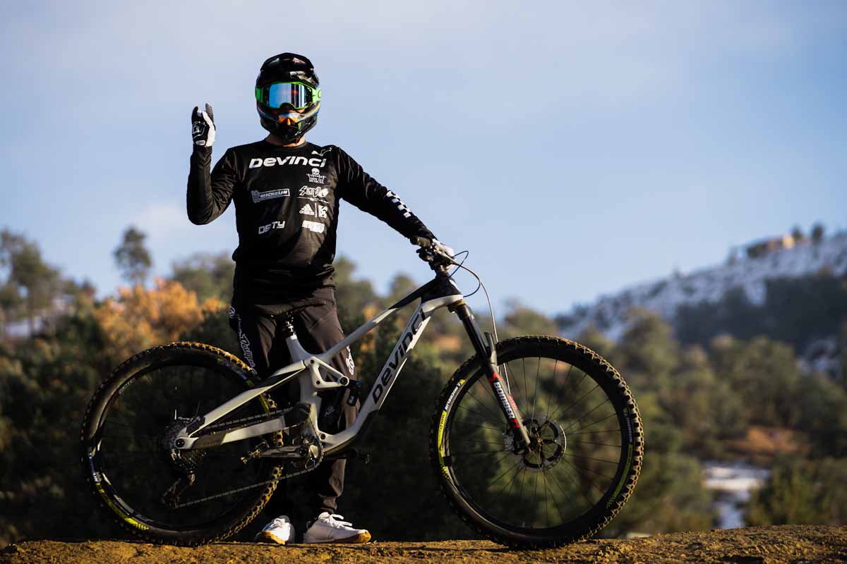 Cam ZInk throwing the horns