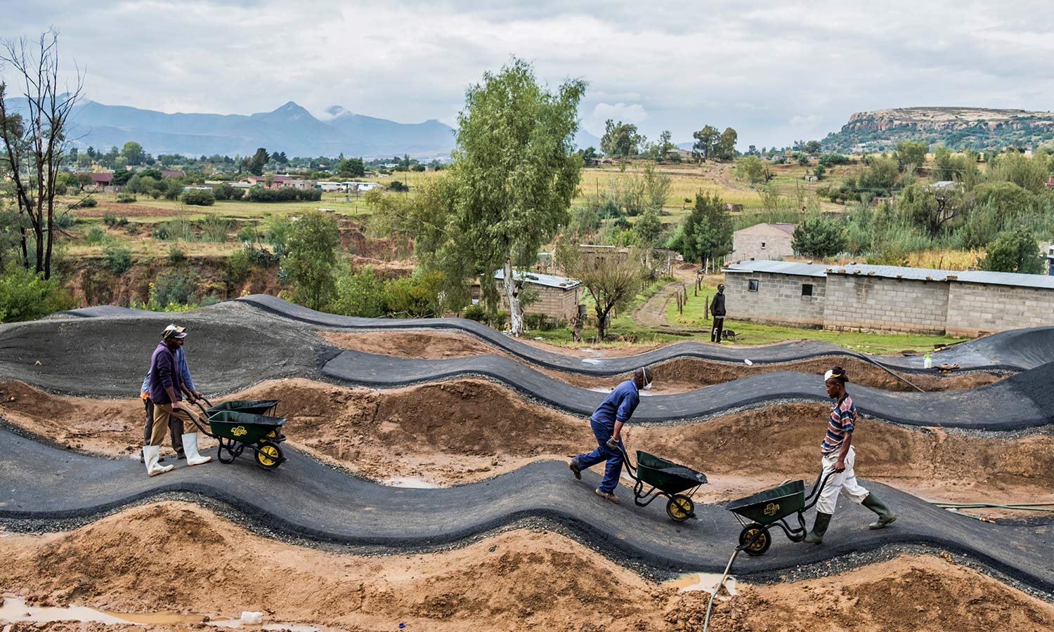 Pump For Peace pump track construction Lesotho