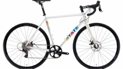 State Bicycle Co. upgrades the Undefeated Road bike with disc brakes and Y9 aluminum