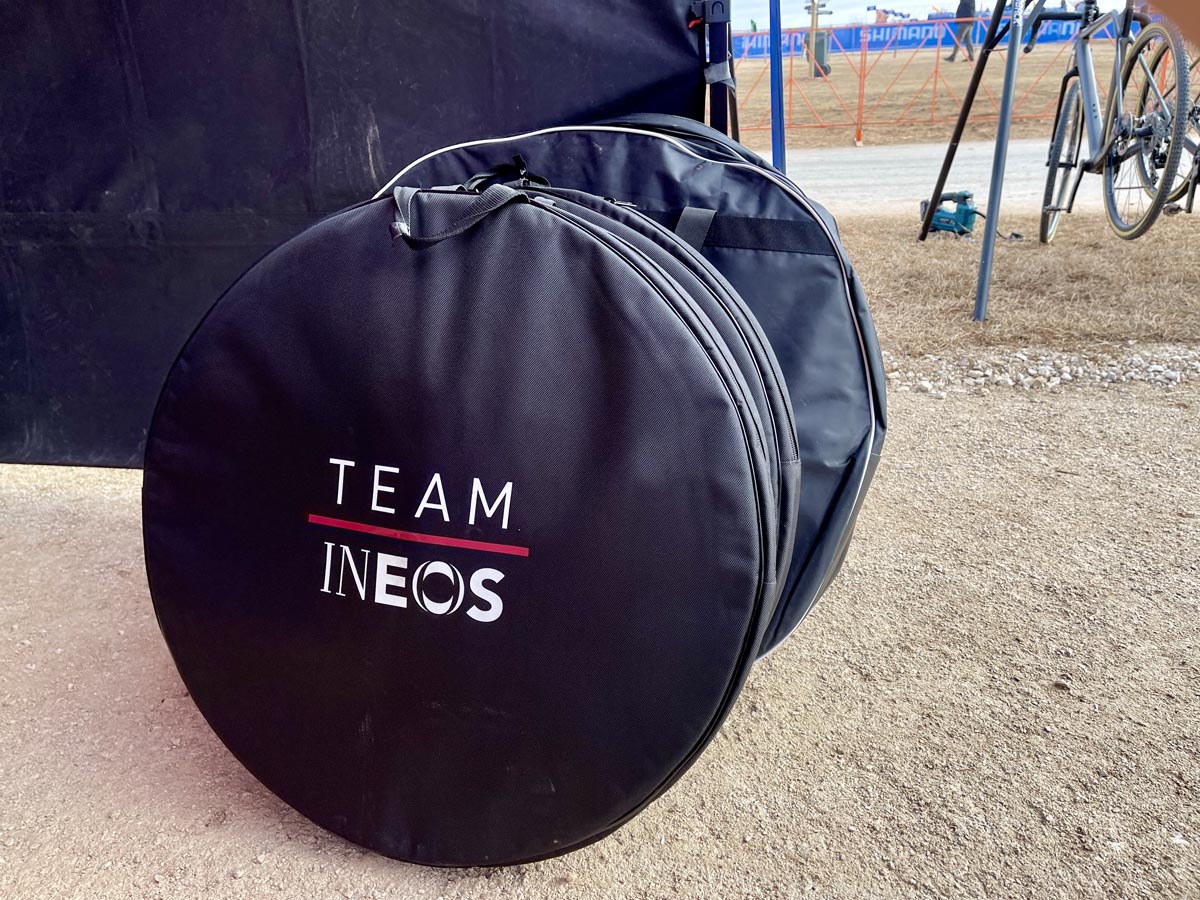 Team ineos wheel bags