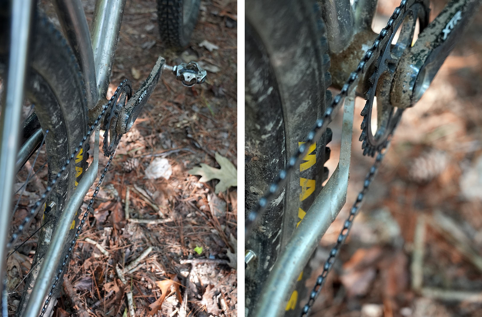 chainstay yoke and tire clearance for litespeed pinhoti 3 ti hardtail mountain bike review